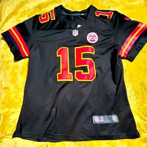 NFL Women's Patrick Mahomes KC Chiefs Color Rush Limited Black Jersey, Size XXL